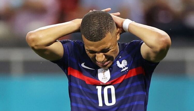 Soccer Football - Euro 2020 - Round of 16 - France v Switzerland - National Arena Bucharest, Bucharest, Romania - June 28, 2021 France's Kylian Mbappe reacts Pool via REUTERS/Marko Djurica TPX IMAGES OF THE DAY