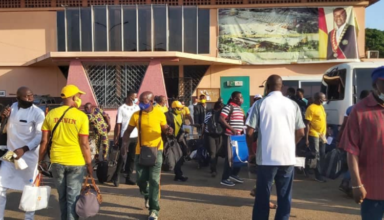 arrivée de la délégation béninoise en Guinée Conakry