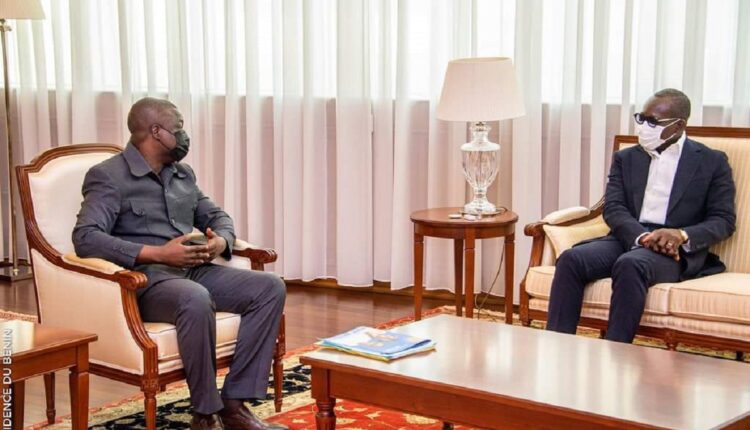 Bertin Koovi et Patrice Talon