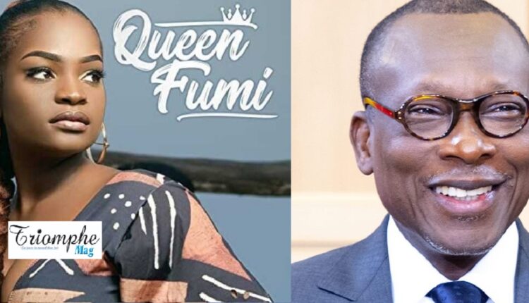 La chanteuse Queen Fumi et Patrice Talon
