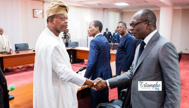 Patrice Talon et Eric Houndété