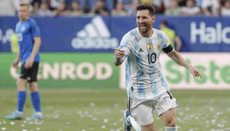 Lionel Messi inscrit un quintuplé avec l’Argentine face à l’Estonie