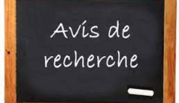 avis de recherche