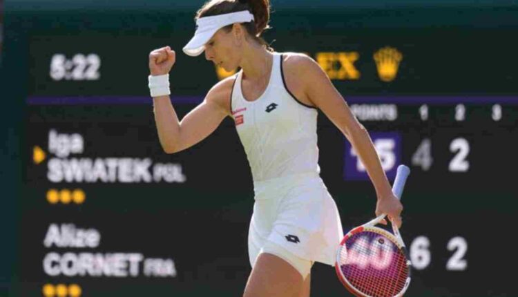 Alizé Cornet bat Iga Swiatek