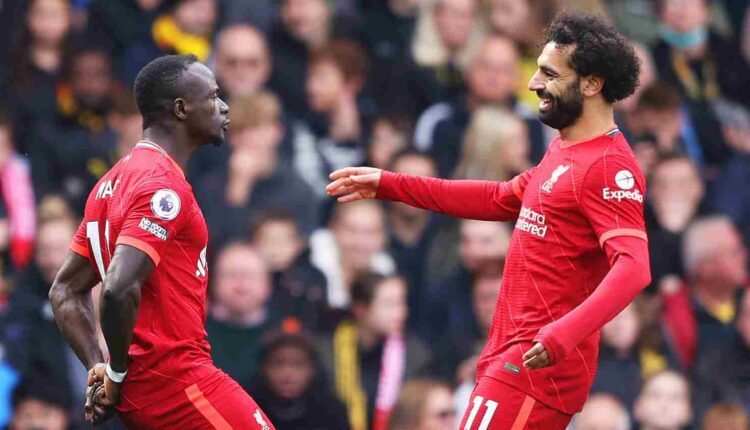 Sadio Mané et Mohamed Salah