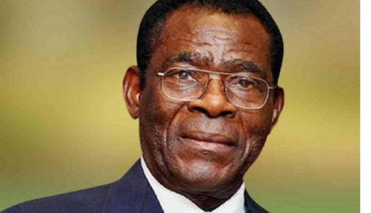 Guinée Équatoriale Le Président Teodoro Obiang Nguema Mbasogo
