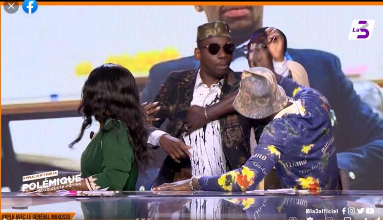 Camille Makosso gifle Anaconda en pleine émission