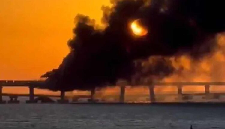 Le pont de Crimée le 8 octobre 2022.Alyona Popova , TASS,Sipa USA, SIPA