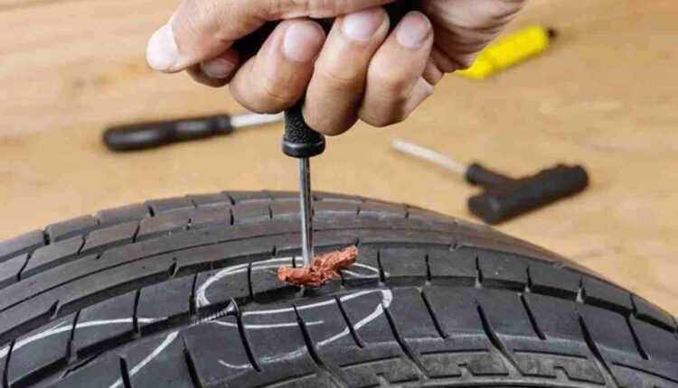 pneu crevé , crevaison solution