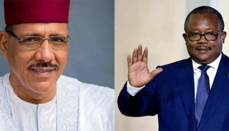 les présidents Mohamed Bazoum et Umaro Sissoco Embalo