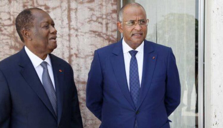 Alassane Ouattara et Patrick Achi