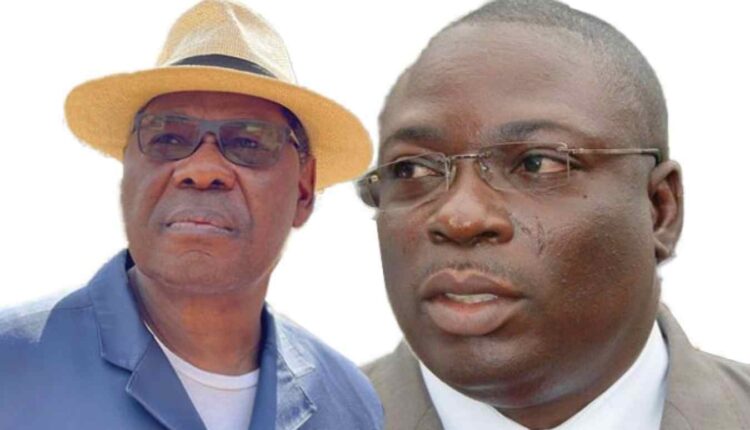 Rachidi Gbadamassi et Boni Yayi