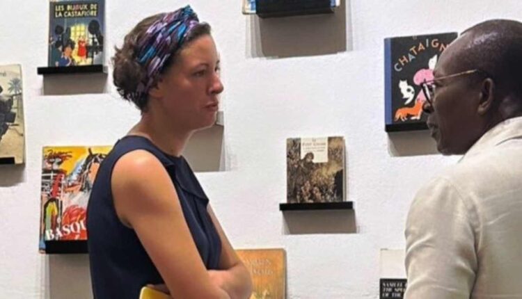 Patrice Talon au musée de la fondation Zinsou à Ouidah