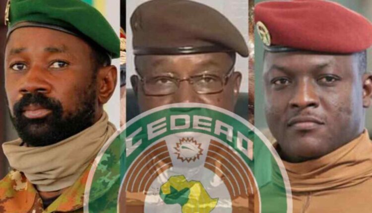 Retrait du Burkina Faso, du Niger et du Mali