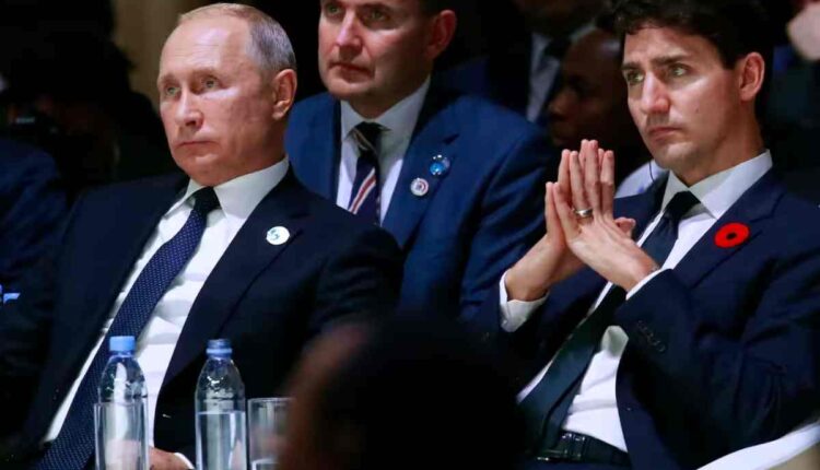 Mort d’Alexeï Navalny en prison, Poutine et Justin Trudeau @AFP