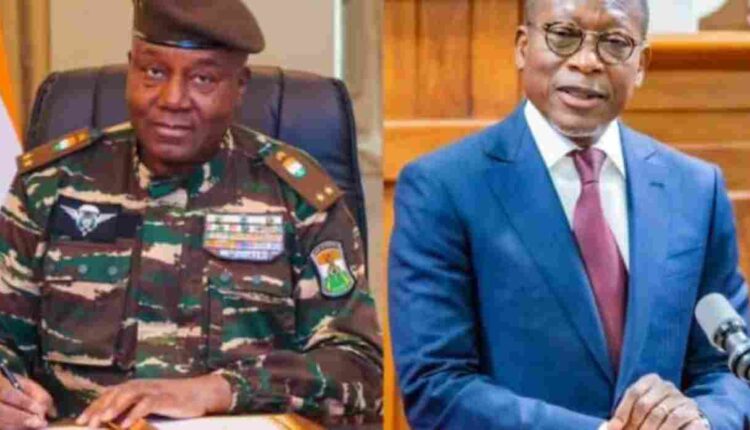 Abdourahamane Tchiani du Niger et Patrice Talon du Bénin