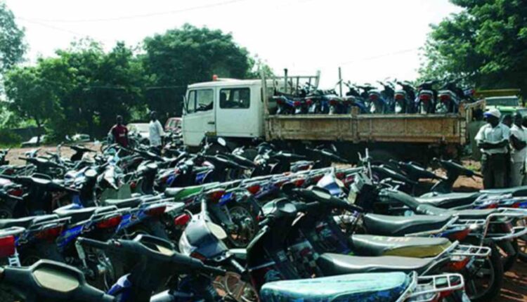 Engins à 2, 3 et 4 roues saisis par la police