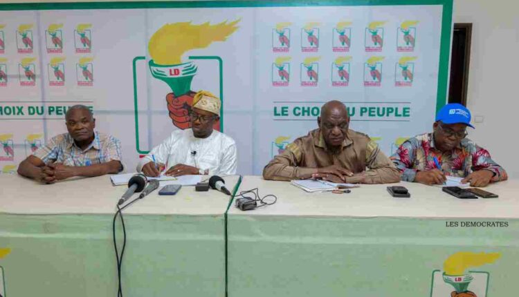 Conférence de Presse de la Direction Nationale de Campagne du Parti Les Démocrates. Cotonou, le 13 janvier 2026 (1)