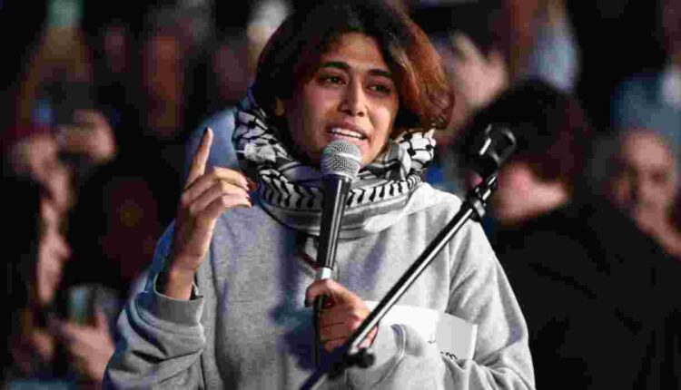 L’eurodéputée de la France insoumise, Rima Hassan