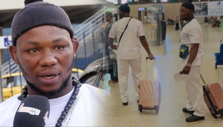 Le lutteur sénégalais Bébé Diène, de son vrai nom Amadou Cheikhou Diallo