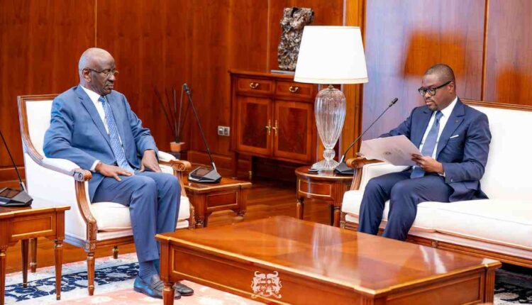 Romuald Wadagni et le ministre mauritanien des Affaires étrangères, Mohamed Salem Ould Merzoug