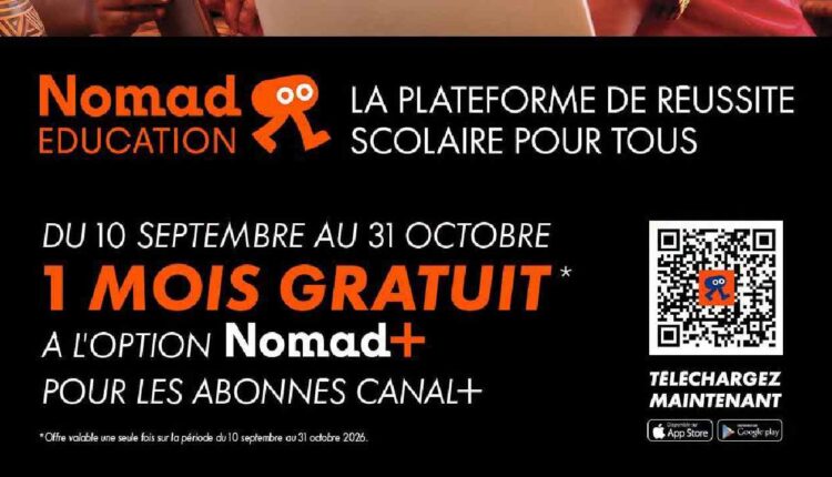 CANAL+ offre un accès gratuit à Nomad Education à ses abonnés dans 17 pays