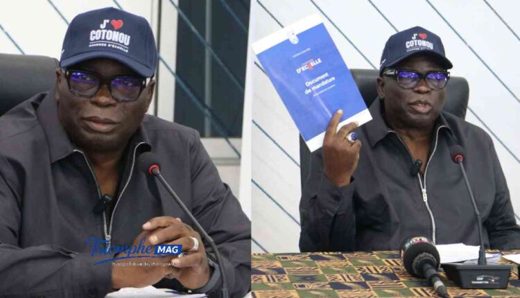Rachidi Gbadamassi à la mairie de Cotonou
